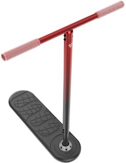 INDO Fusion Tornado trampolin-scooter – blødt, bredt deck og justerbar bar til sikre barspins, tailwhips og flips på trampolin/foam pit.