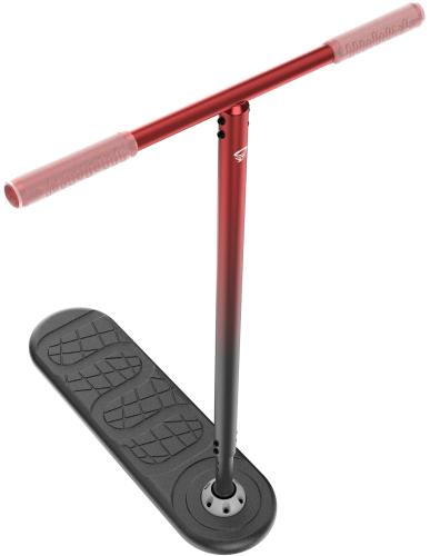 INDO Fusion Tornado trampolin-scooter – blødt, bredt deck og justerbar bar til sikre barspins, tailwhips og flips på trampolin/foam pit.