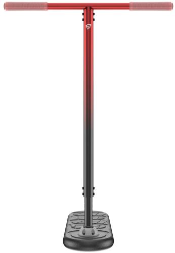 INDO Fusion Tornado trampolin-scooter – blødt, bredt deck og justerbar bar til sikre barspins, tailwhips og flips på trampolin/foam pit.