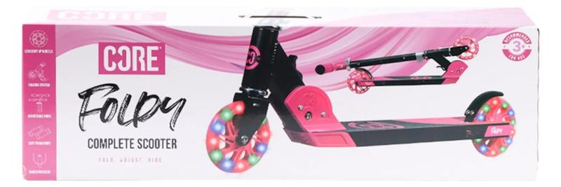 Løbehjul med lys i hjulene