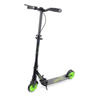 Tempish Nixin 145 II AL – let, foldbart børneløbehjul med 145 mm hjul, sænket deck og fodbremse. Justerbart styr: 78/83/88 cm. Maks. 100 kg.