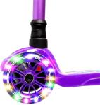 i-Glide 3-hjulet børneløbehjul – lean-to-steer, LED-hjul, justerbart styr og skridsikkert deck med bagskærmsbremse.