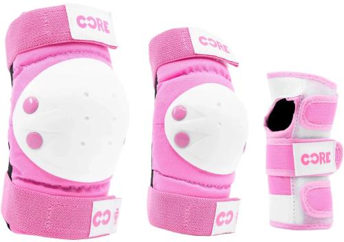 CORE Junior beskyttelsessæt 3-pak - pink