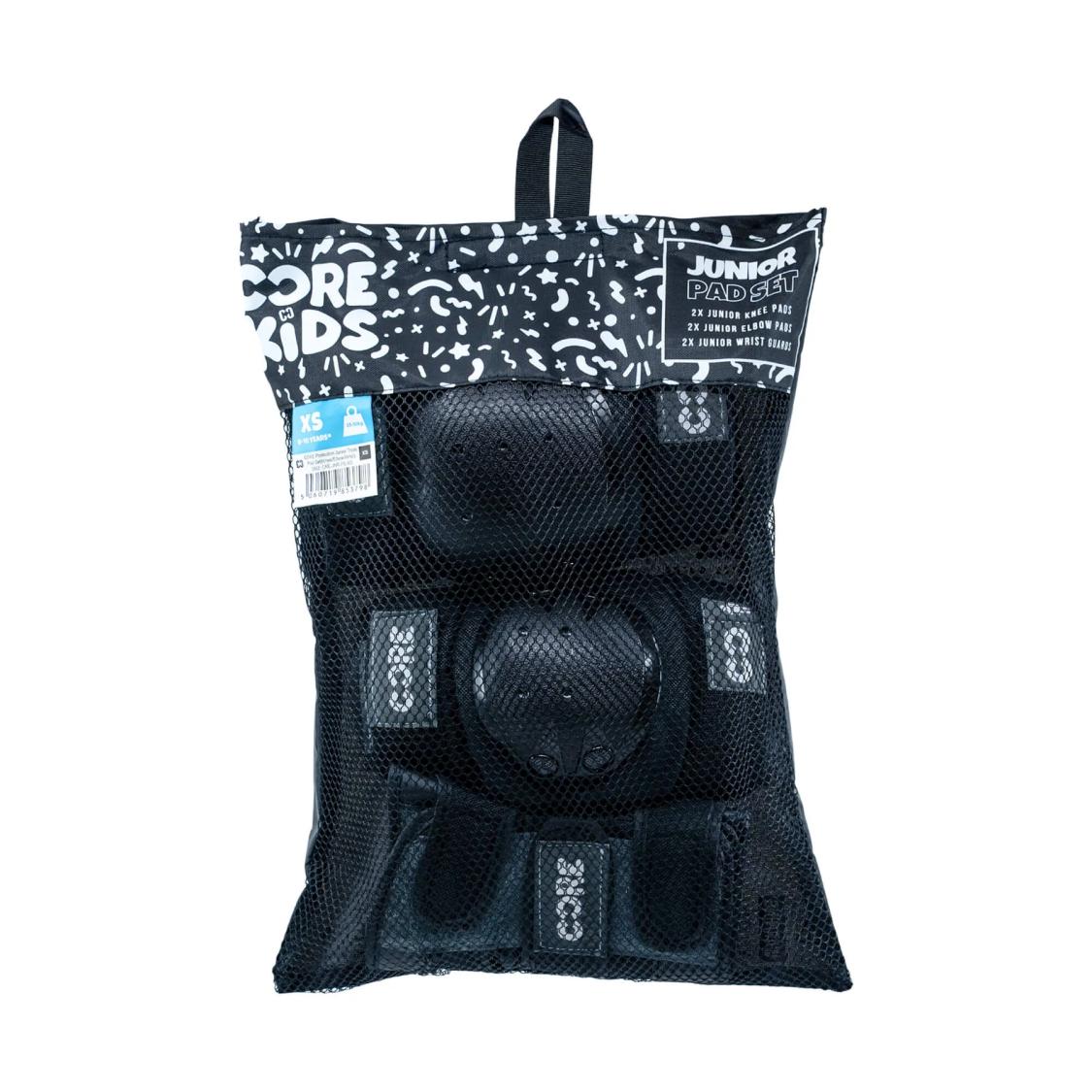 CORE Junior beskyttelsessæt 3-pak - sort