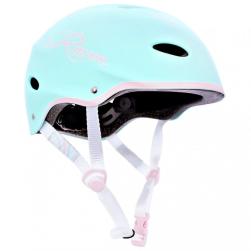 Raven F511 skaterhjelm - mint/pink