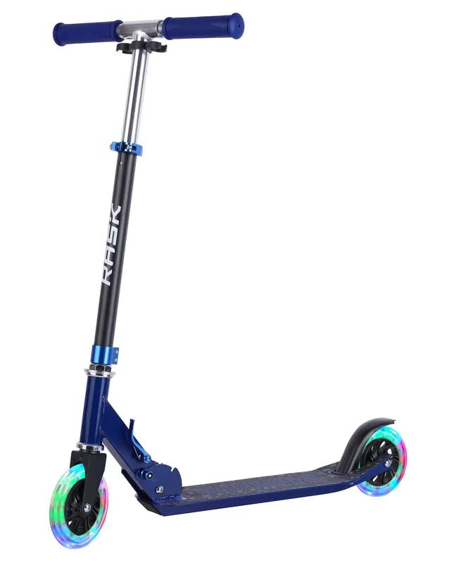 RASK LIGHT 120 løbehjul med lys i hjulene - blå