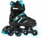 Raven Helix justerbar inliners med PU-82A hjul og ABEC-7 Carbon kuglelejer.