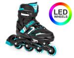 Raven Helix justerbar inliners med PU-82A hjul og ABEC-7 Carbon kuglelejer.