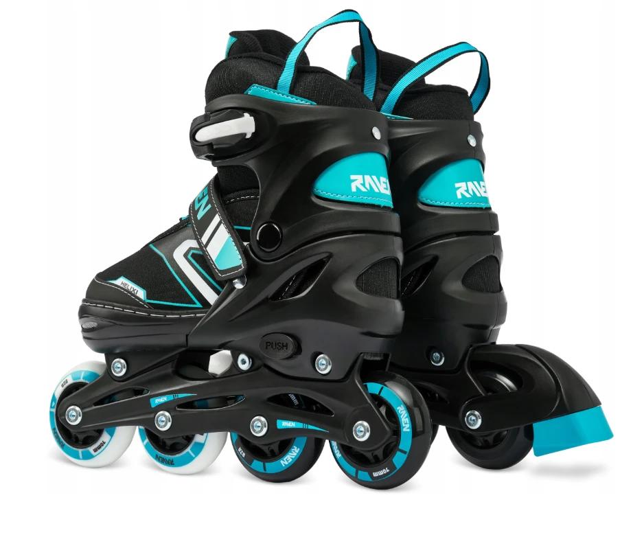 Raven Helix justerbar inliners med PU-82A hjul og ABEC-7 Carbon kuglelejer.