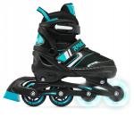 Raven Helix justerbar inliners med PU-82A hjul og ABEC-7 Carbon kuglelejer.