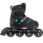 Raven Drill mint/pink inliners med justerbar boot, aluminium chassis og PU 82A hjul (72/76 mm).