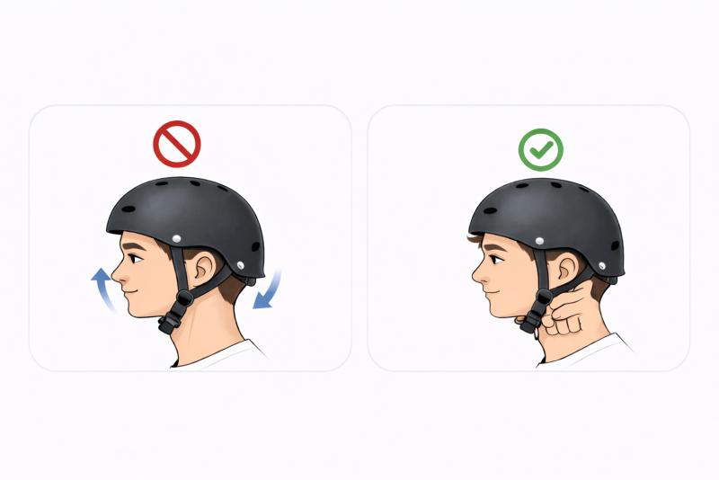 Hvad gør jeg, hvis hjelmen føles løs?