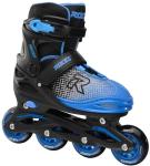 Roces Jokey X inliners sort/blå – justerbar pasform og bremse til tryg start.