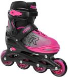 Roces Jokey X inliners sort/pink – justerbar pasform og bremse til tryg start.
