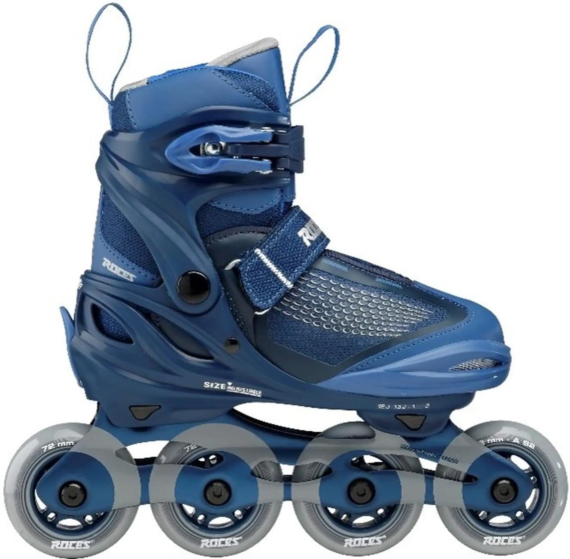 Roces Moody X inliners i blå til børn – justerbar pasform og bremse.