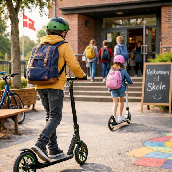 Sådan vælger du et løbehjul til skole