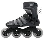 Roces R-EVO 90 inliners i sort med 90 mm hjul, aluminiumschassis og stabil fitness-pasform til motion og ture på asfalt.