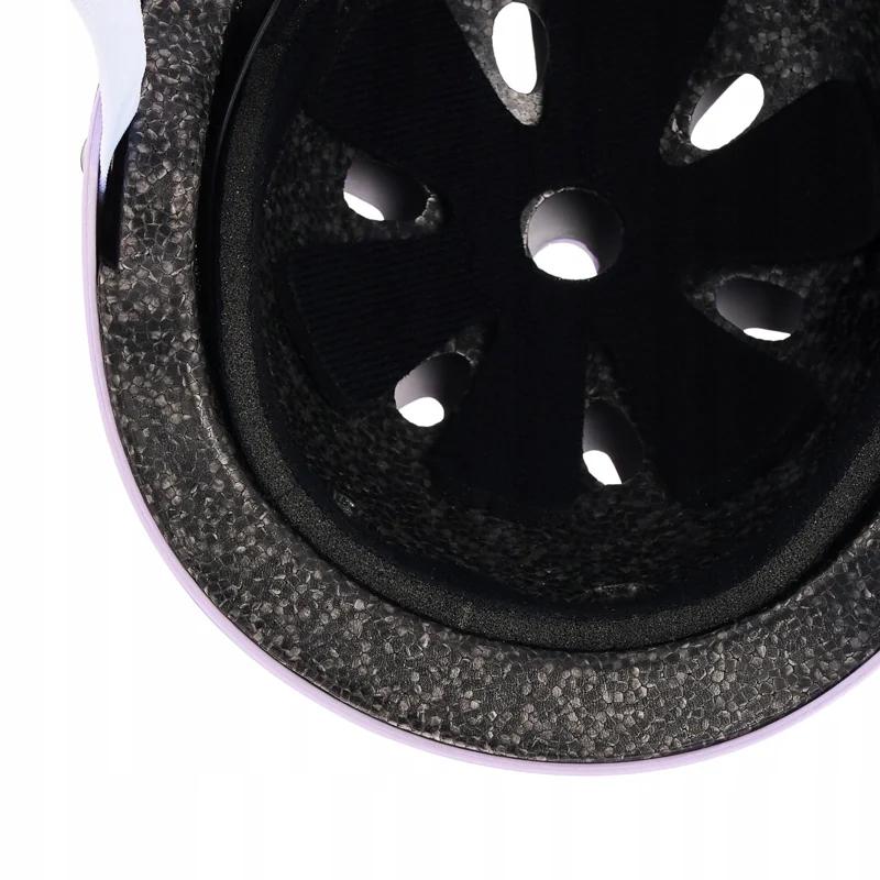 Raven Essto skaterhjelm lilla mint – justerbar pasform og ventilationshuller