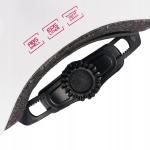 Raven Essto skaterhjelm i hvid/pink med justerbar pasform og ventilationshuller