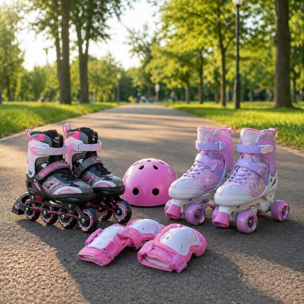 Første rulleskøjter: Sådan vælger du rigtigt til en tryg start