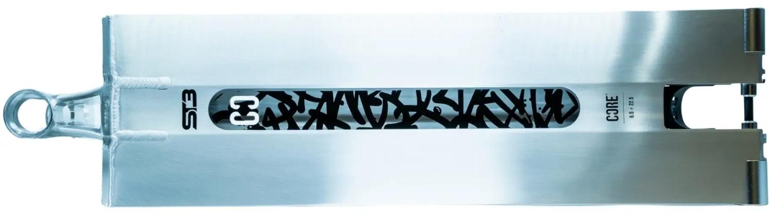 CORE ST3 trick løbehjul deck med bred boxed form og forged neck til street riding og grinds