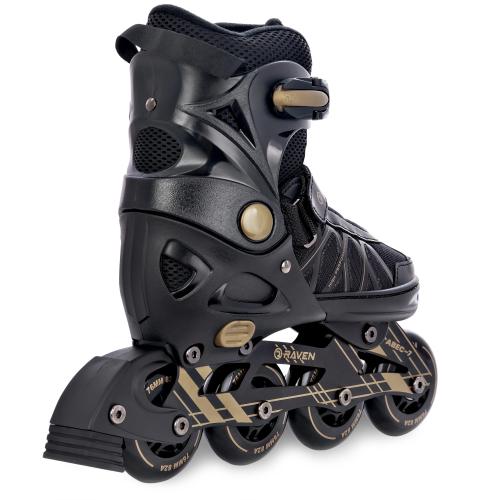 Raven Expert rulleskøjte med justerbar pasform, ABEC-7 kuglelejer og aluminium chassis.