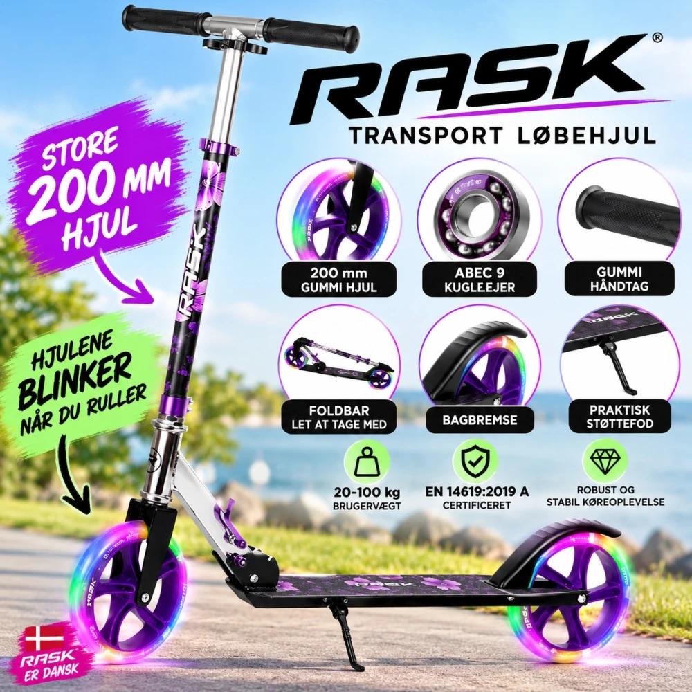 RASK 200 mm Momentum Flower løbehjul